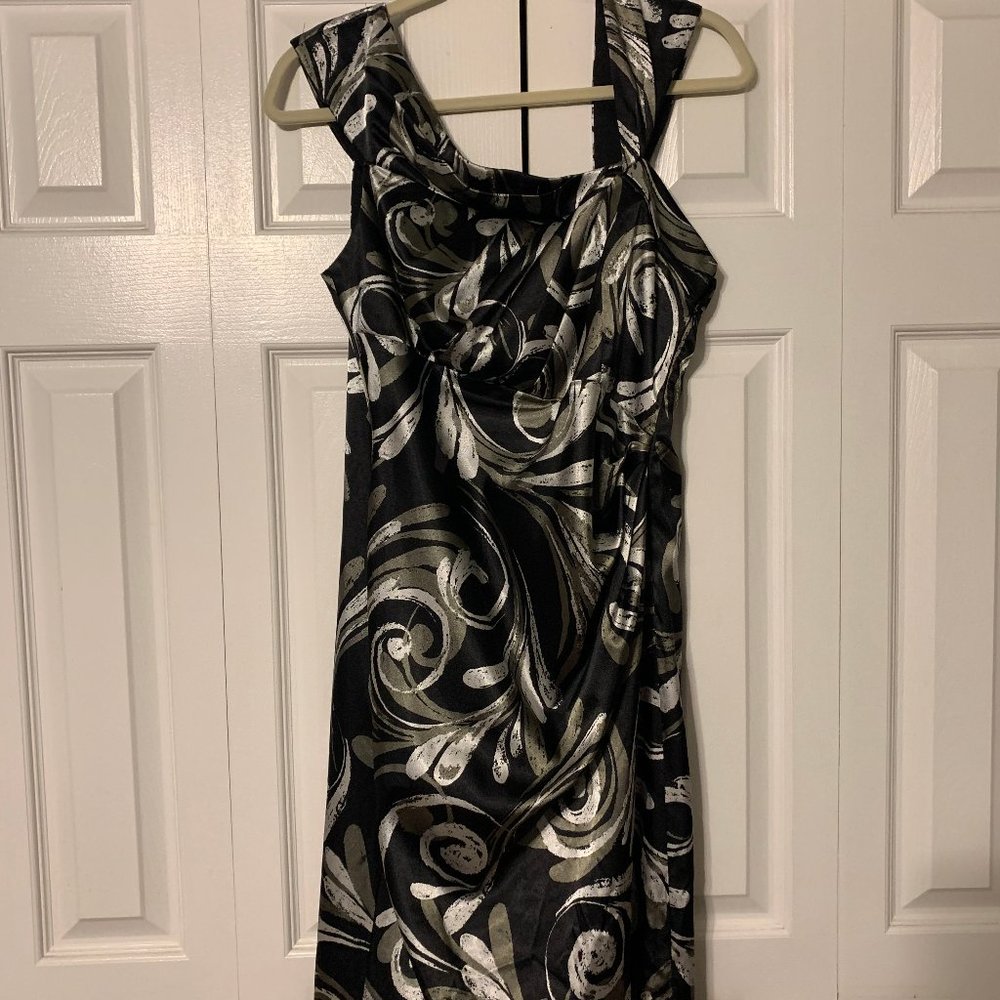 FANCY BLACK/SILVER DRESS